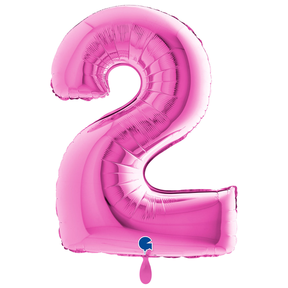 1 Ballon XXL - Nummer 2 - Fuxia
