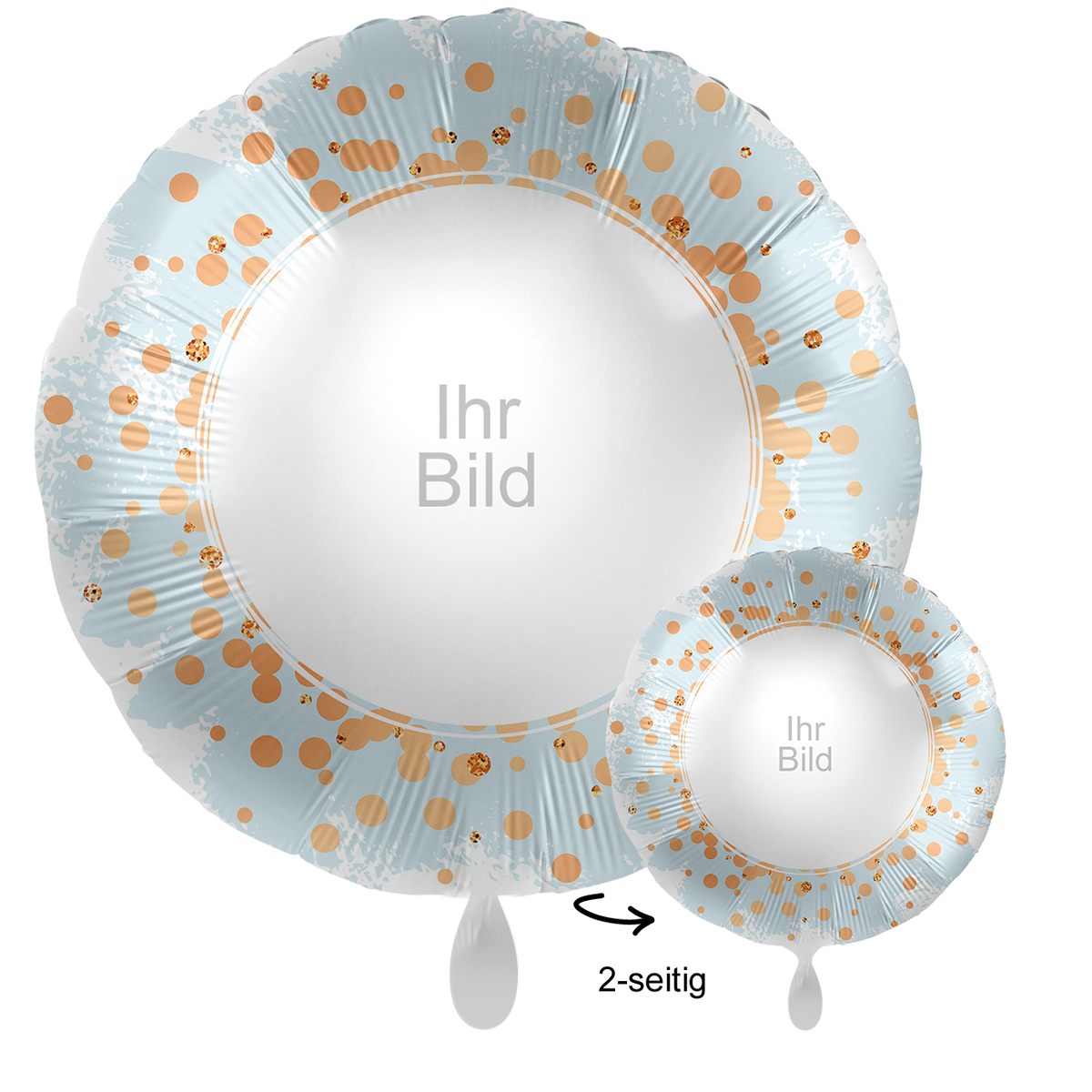 1 Ballon mit Foto - Dotty