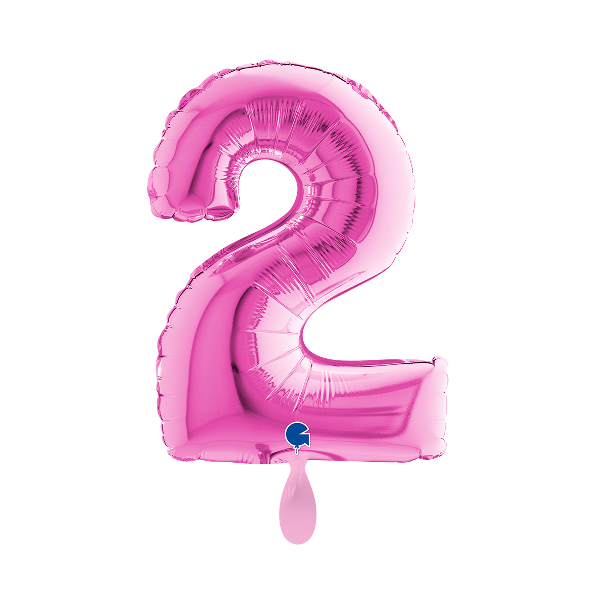1 Ballon XS - Nummer 2 - Fuchsia