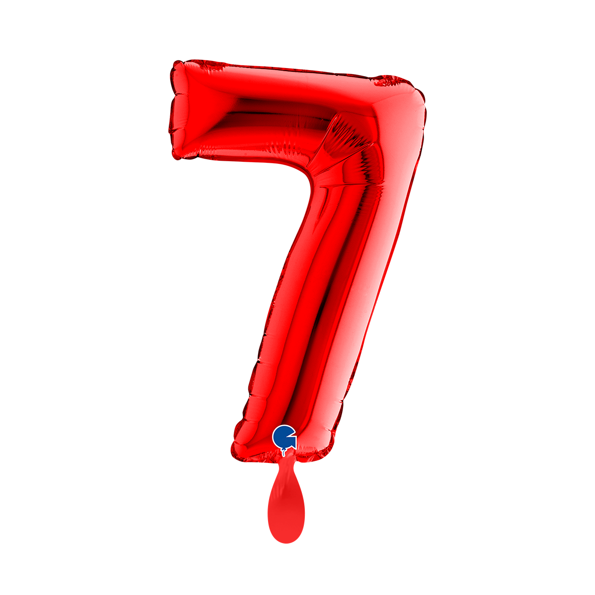 1 Ballon XS - Nummer 7 - Rot