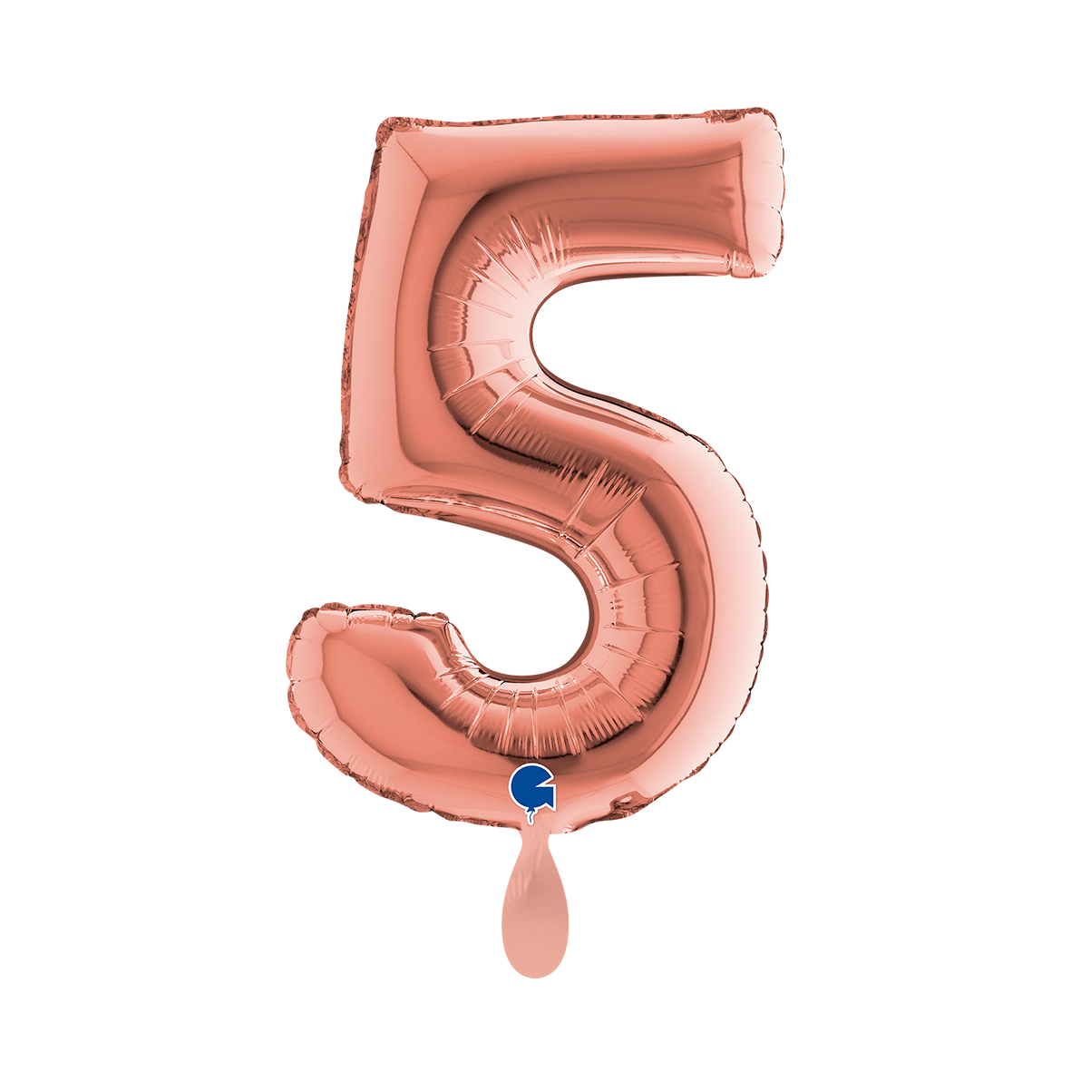 1 Ballon XS - Nummer 5 - Roségold