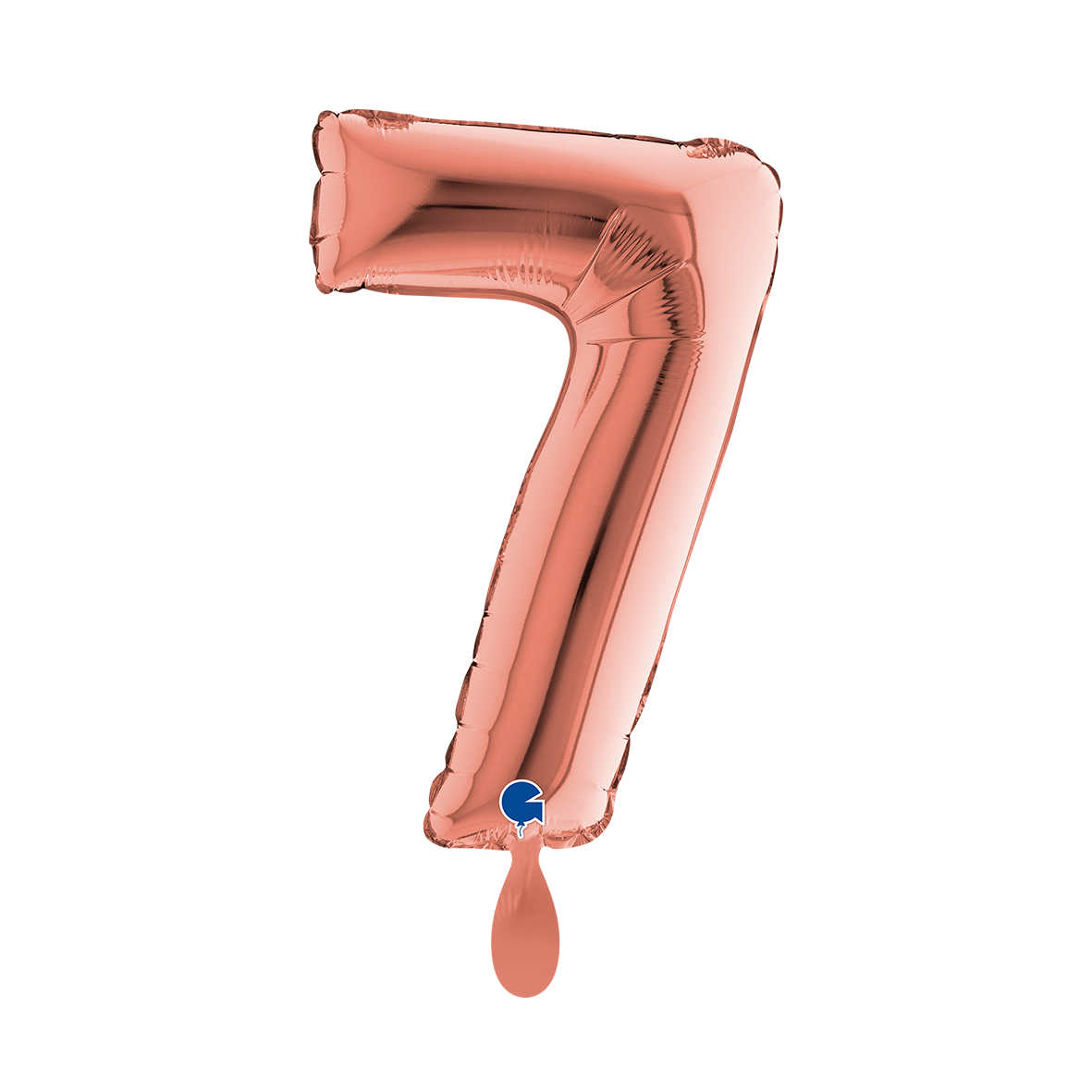 1 Ballon XS - Nummer 7 - Roségoud