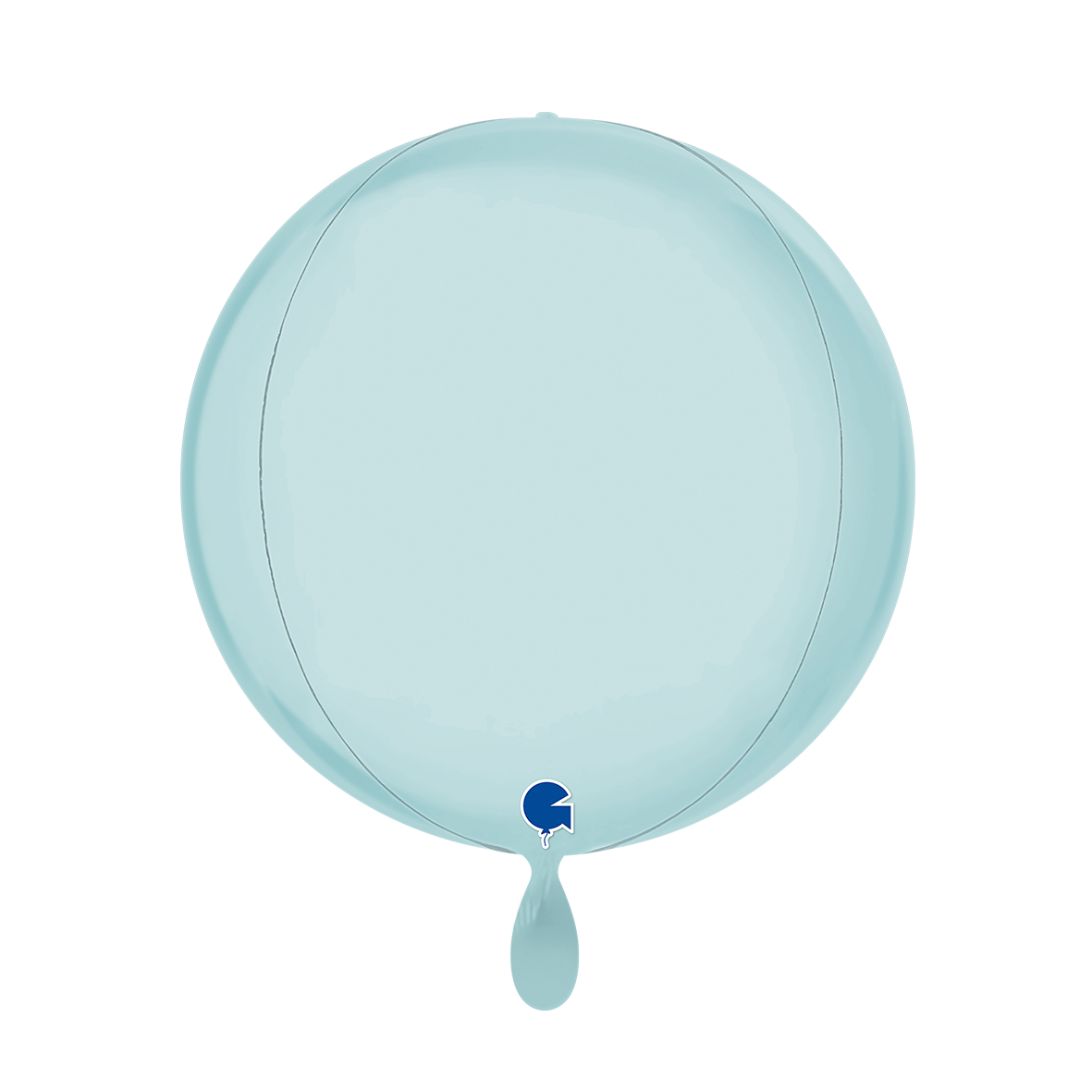1 Ballon 4D – Wereldbol – Satijn Pastelblauw