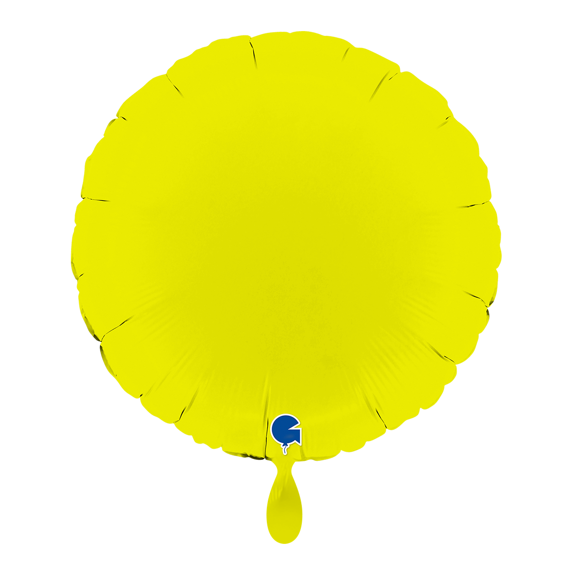 1 Ballon - Rond - Mat limoengroen