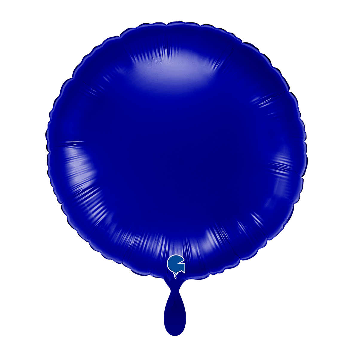 1 Ballon - Rond - Blauw Capri