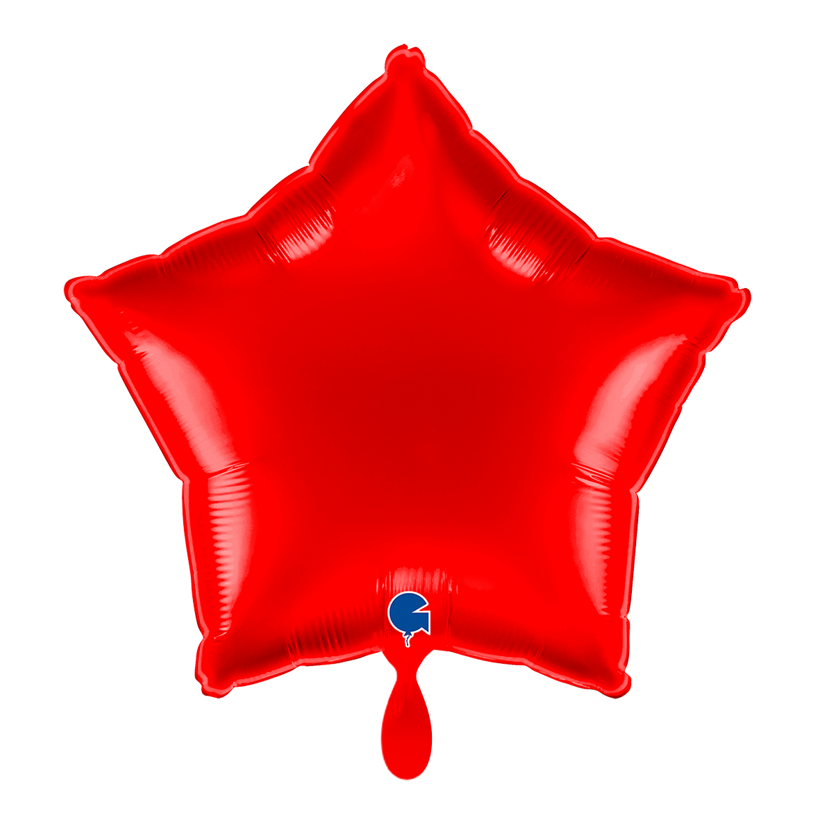 1 Ballon - Ster - Rood