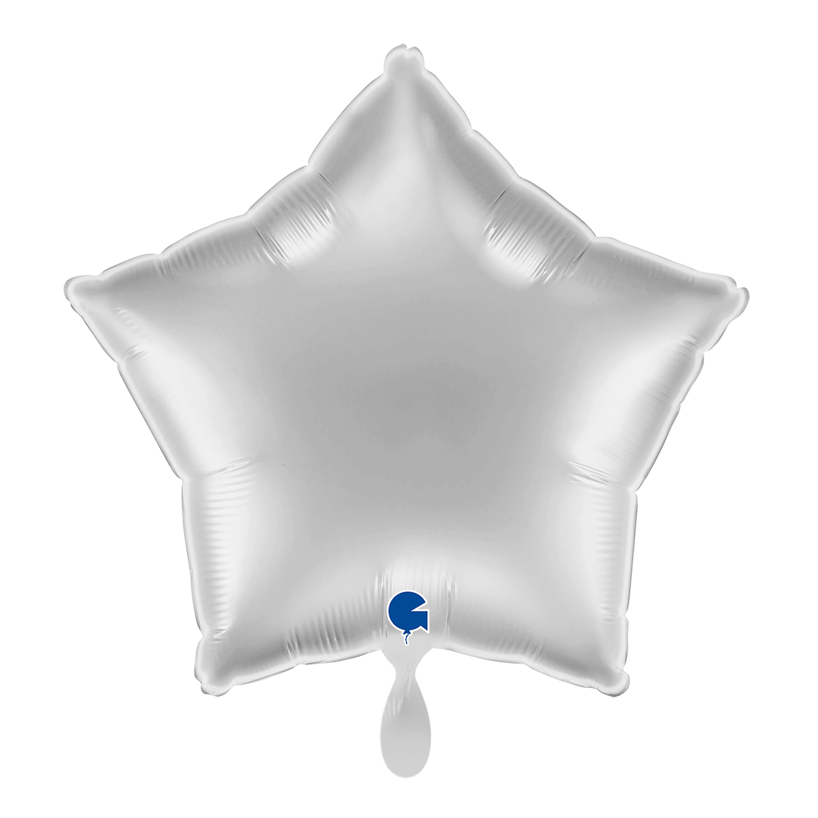 1 Ballon - Ster - Zilver