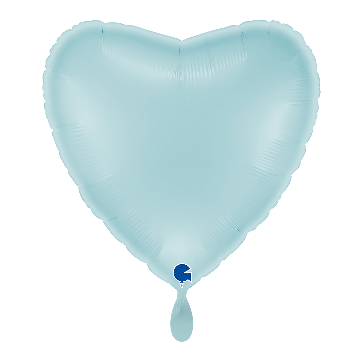 1 Ballon XL - Hart - Pastelblauw