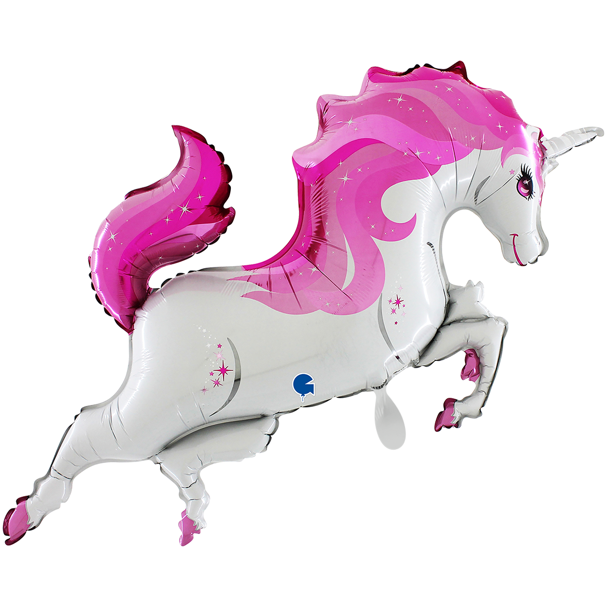 1 Ballon XXL - Rosa Einhornkörper