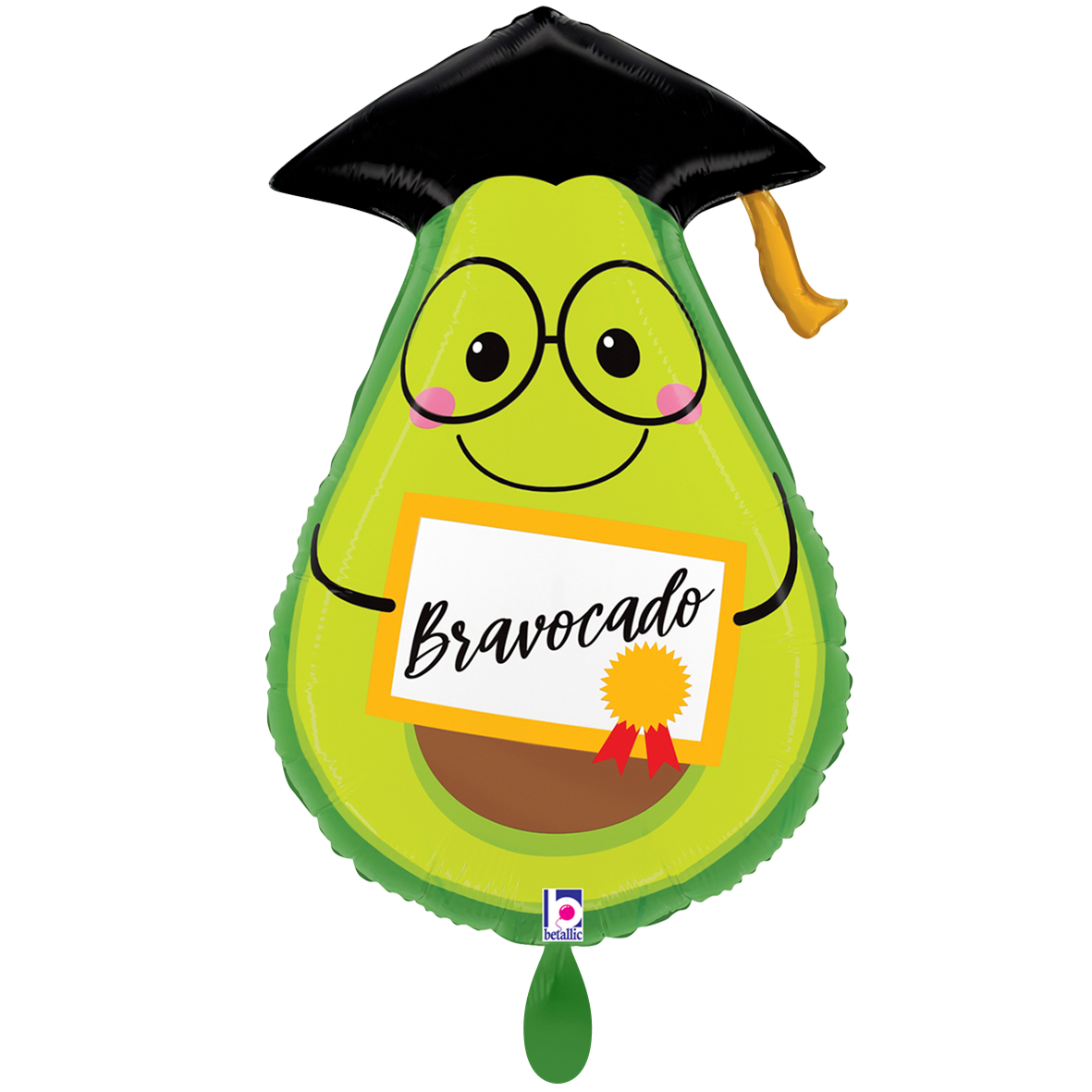 1 Ballon XXL - Gefeliciteerd Bravocado