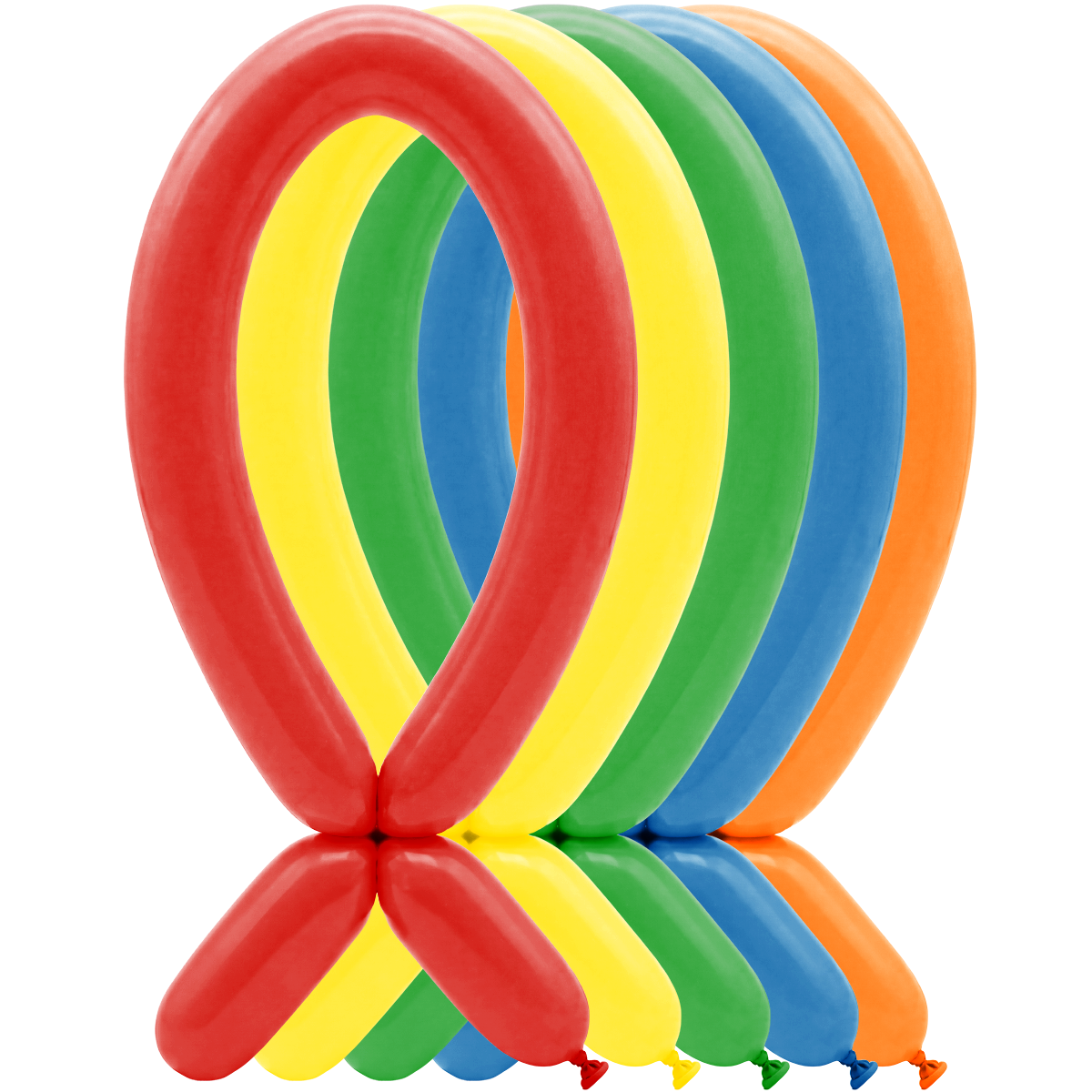 100 Modellballonnen - 5x152cm - Modeassortiment