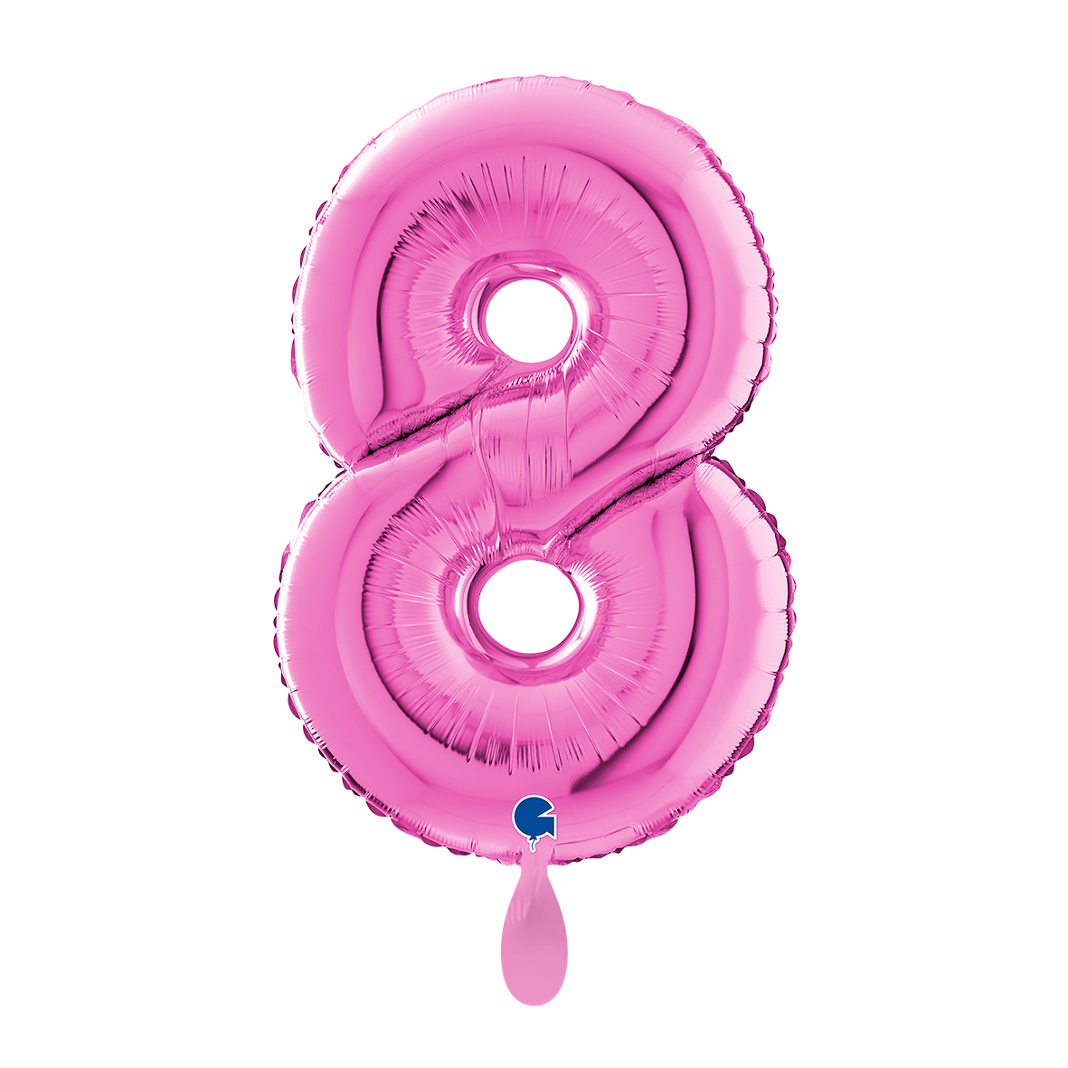 1 Ballon XL - Nummer 8 - Fuxia