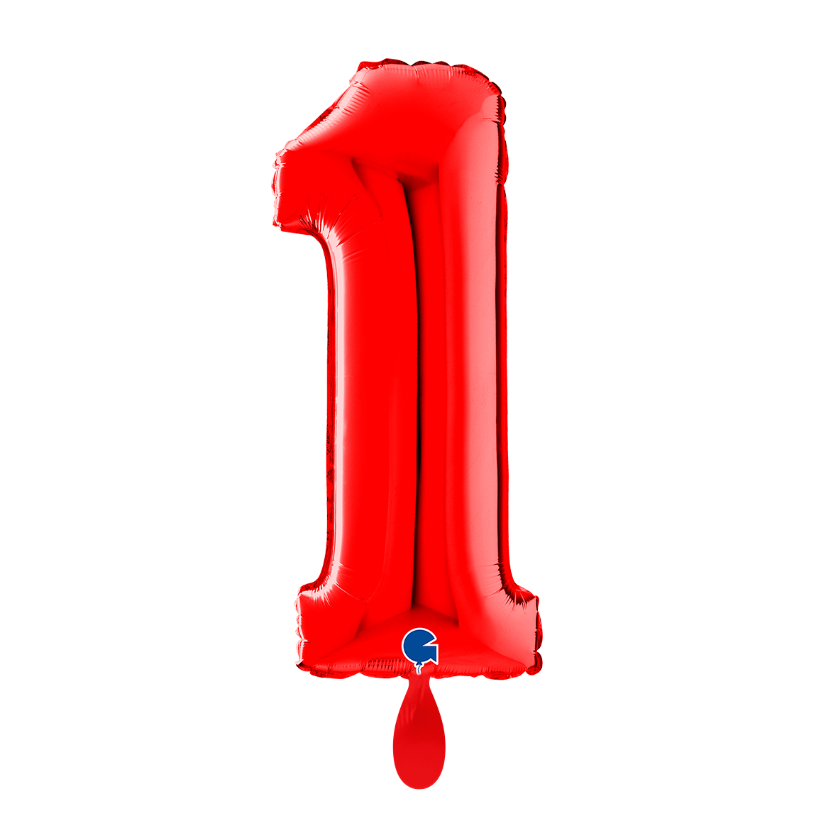 1 Ballon XL - Nummer 1 - Rood
