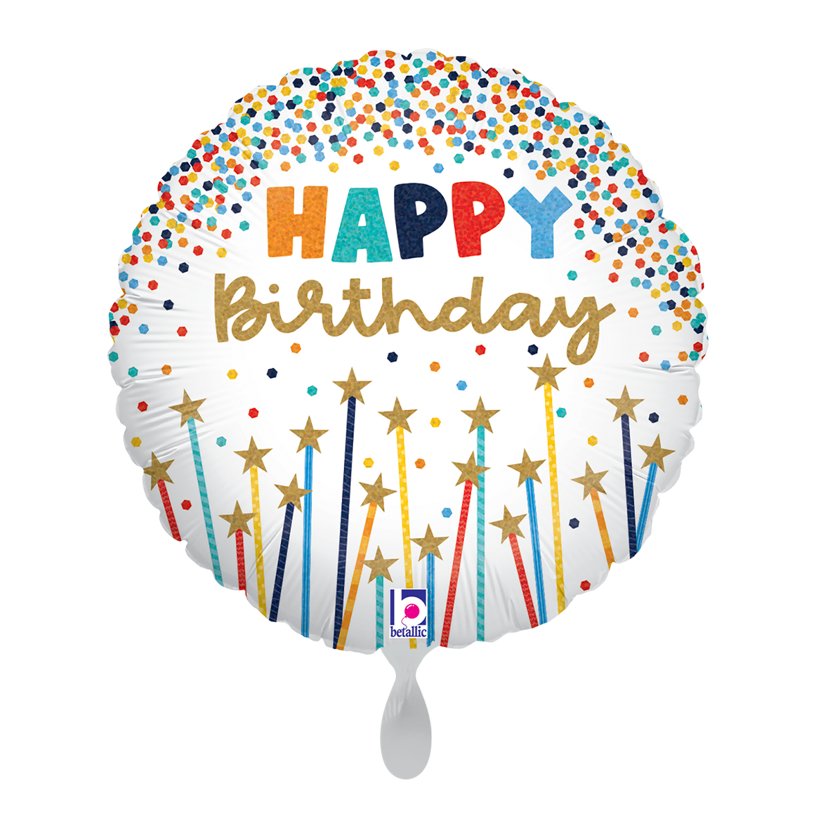 1 ballon - Verjaardagssterkaarsjes