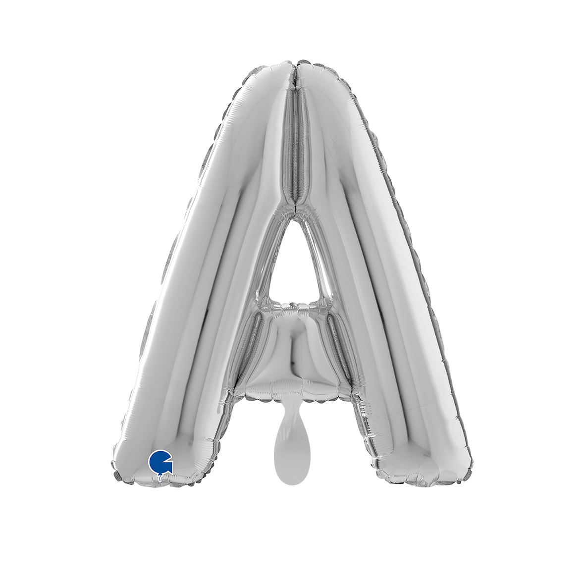 1 Ballon XL - Letter A - Zilver