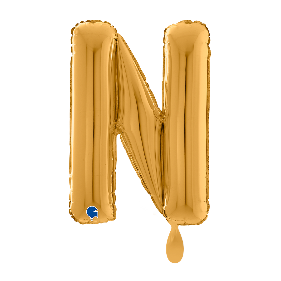 1 Ballon XL - Letter N - Goud