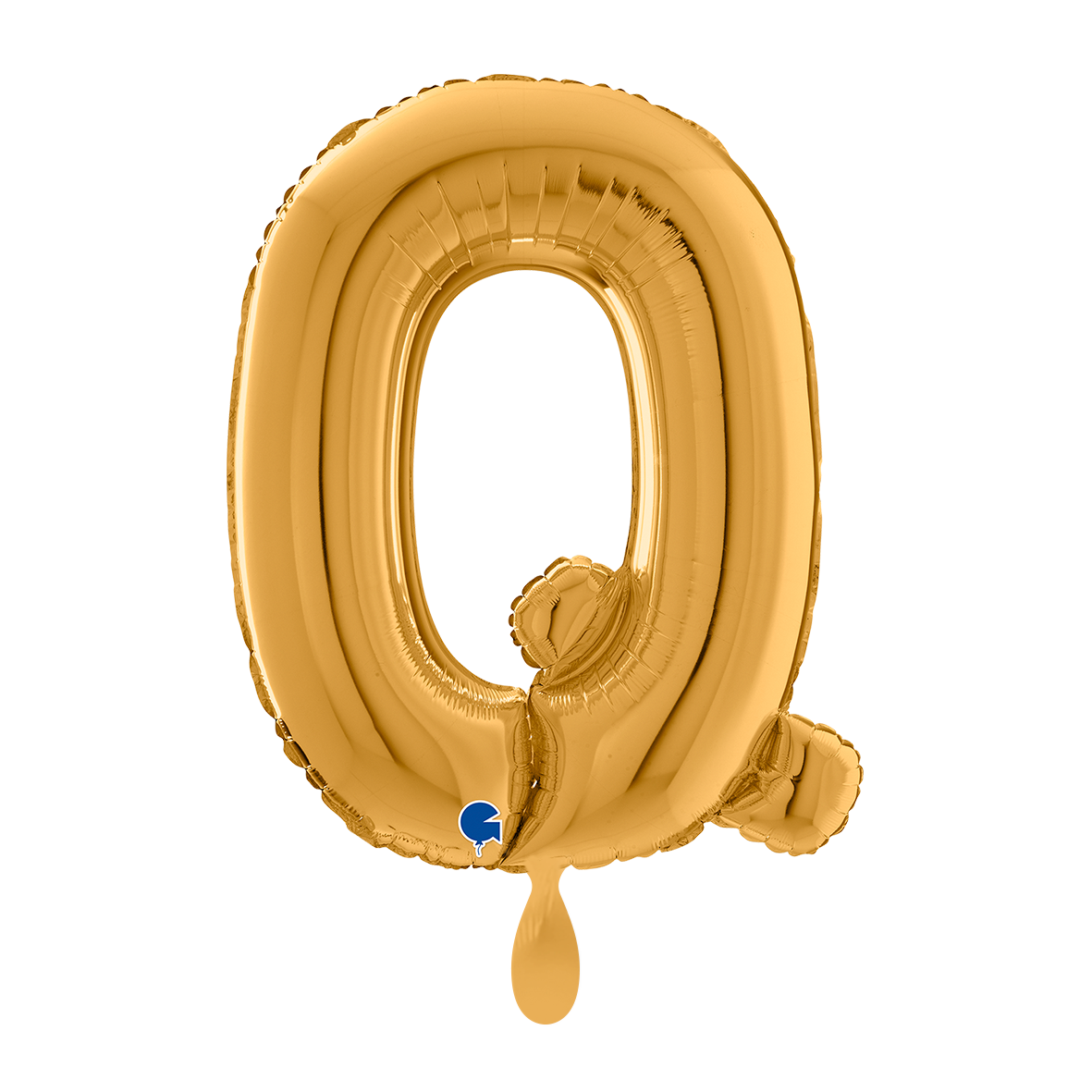 1 Ballon XL - Letter Q - Goud