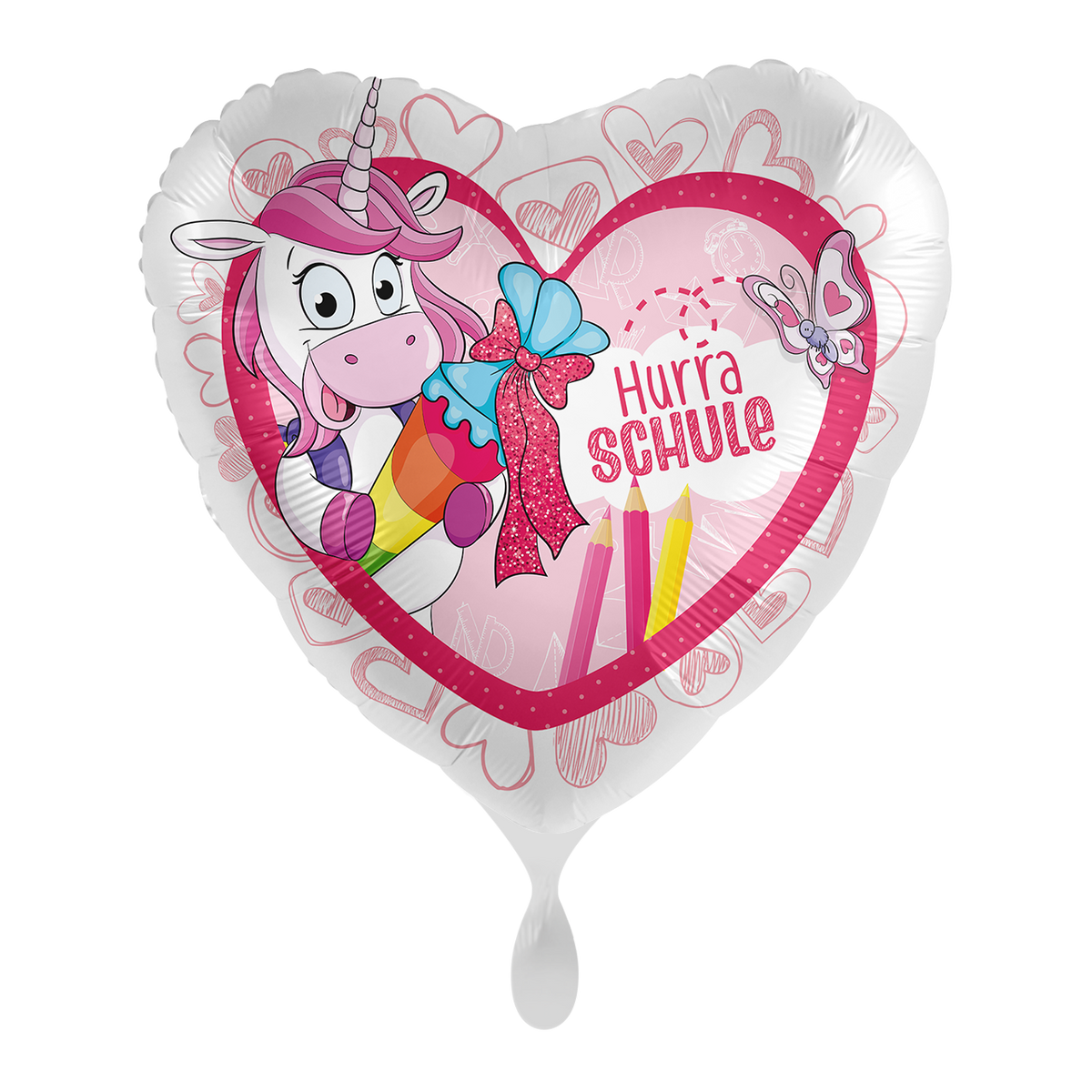 1 Ballon - Eenhoorn Hoera School
