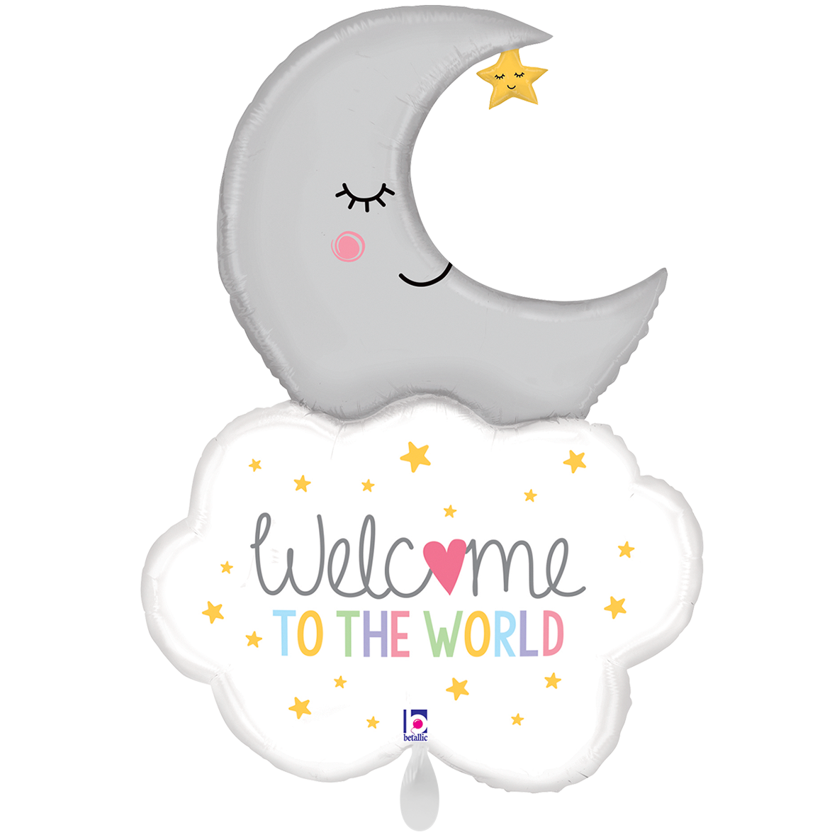 1 Ballon XXL – Welcome Baby Moon