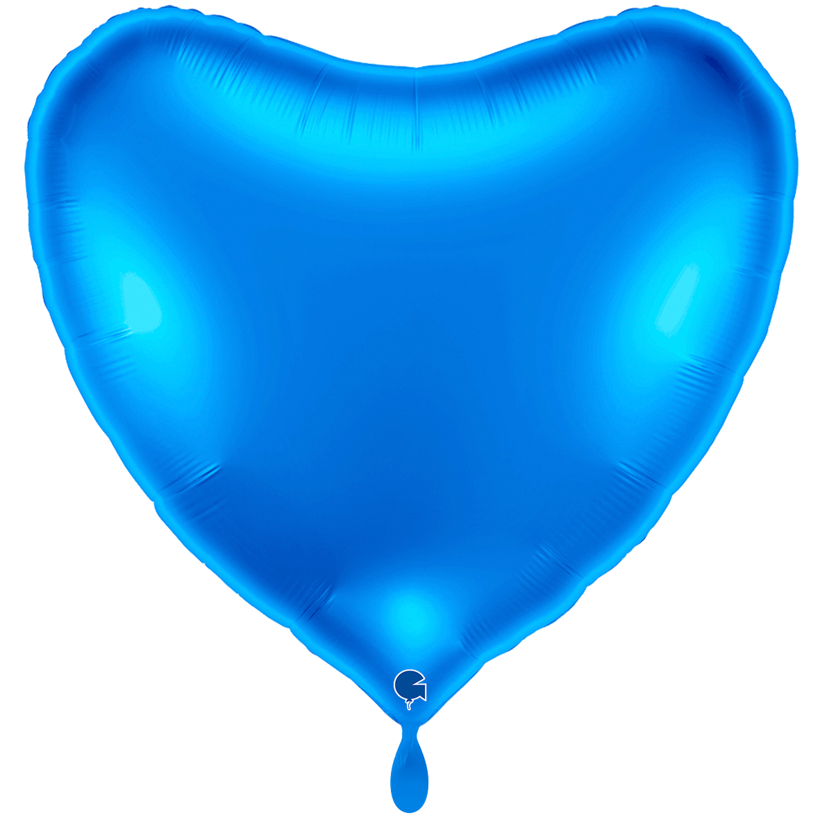 1 Ballon XXL - Hart - Blauw