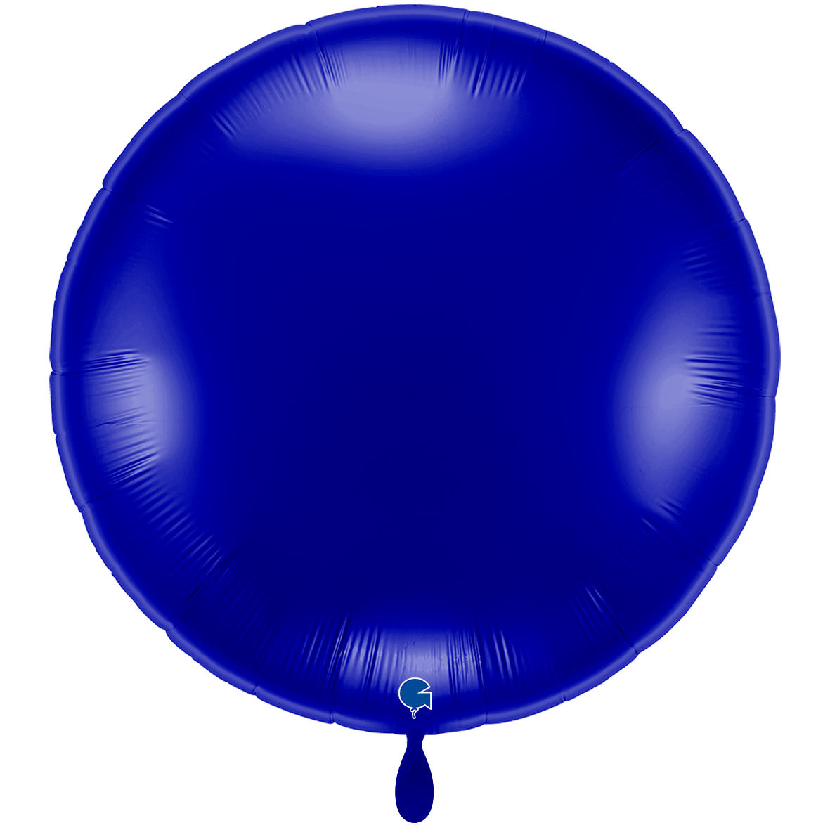 1 Ballon XXL - Rond - Capri blauw