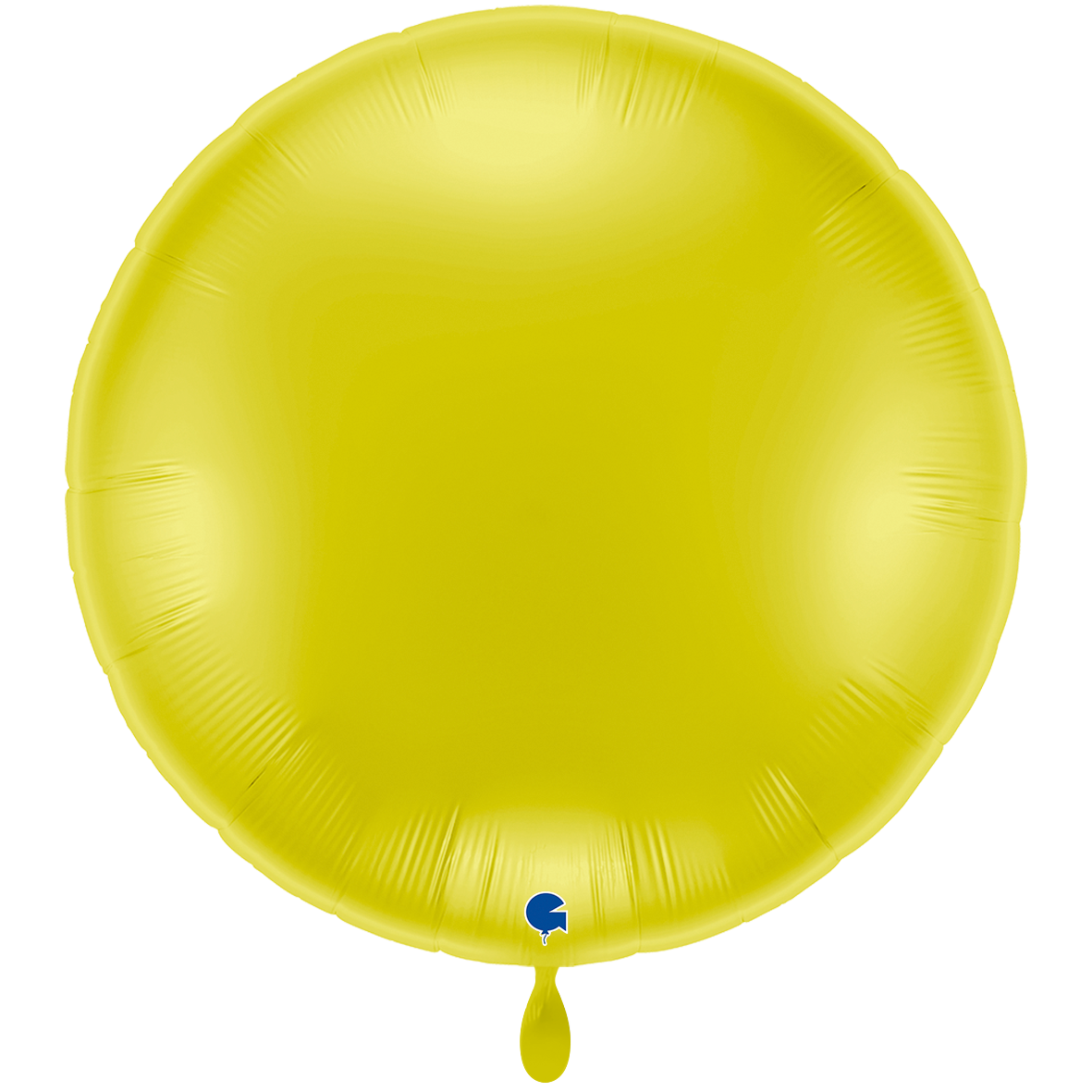 1 Ballon XXL - Rond - Geel