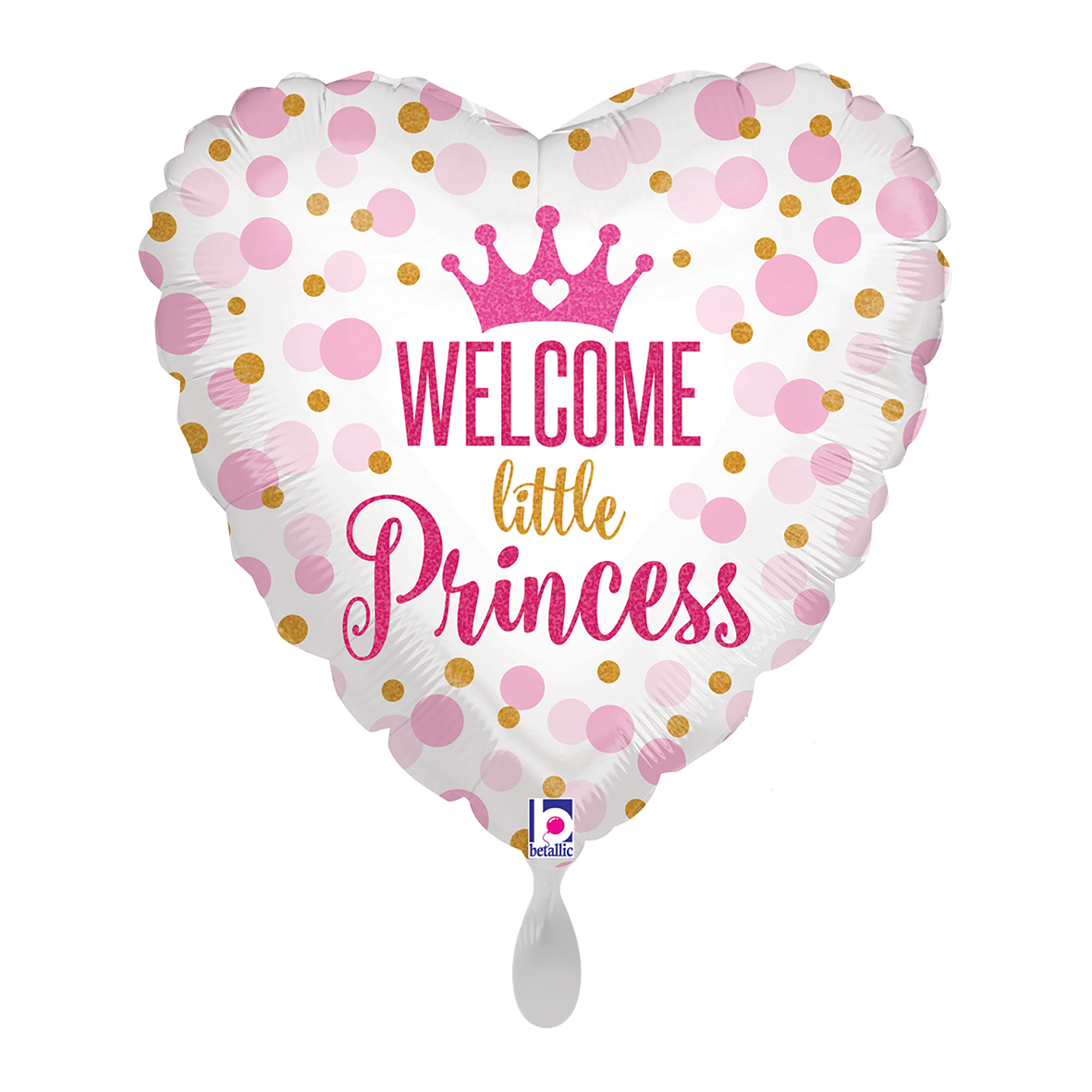 1 Ballon - Glitter Baby Princess