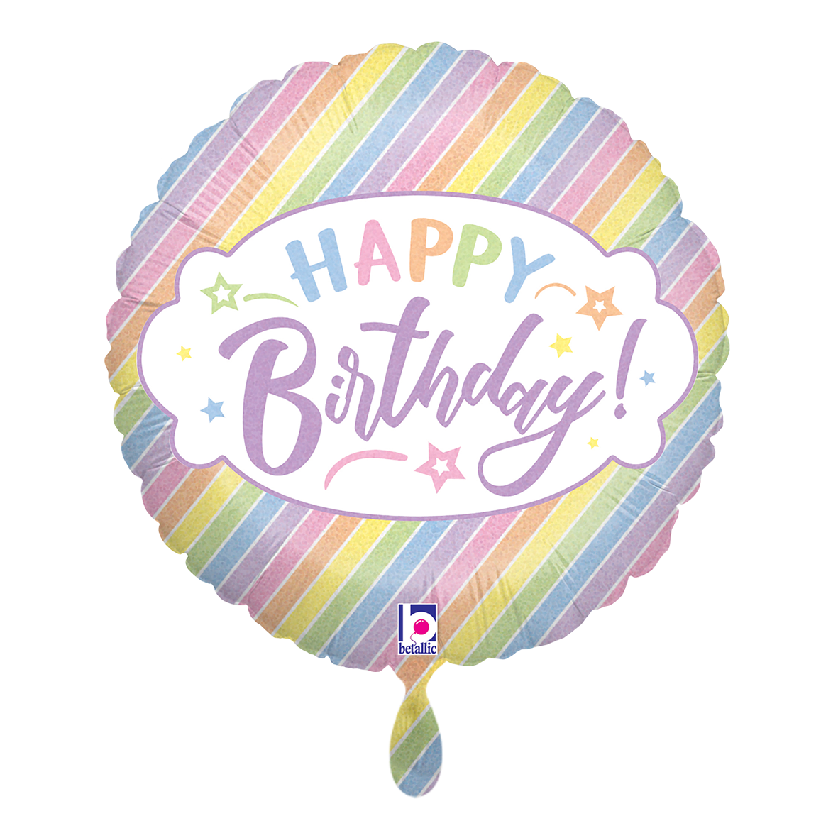 1 Ballon - Pastel Verjaardag