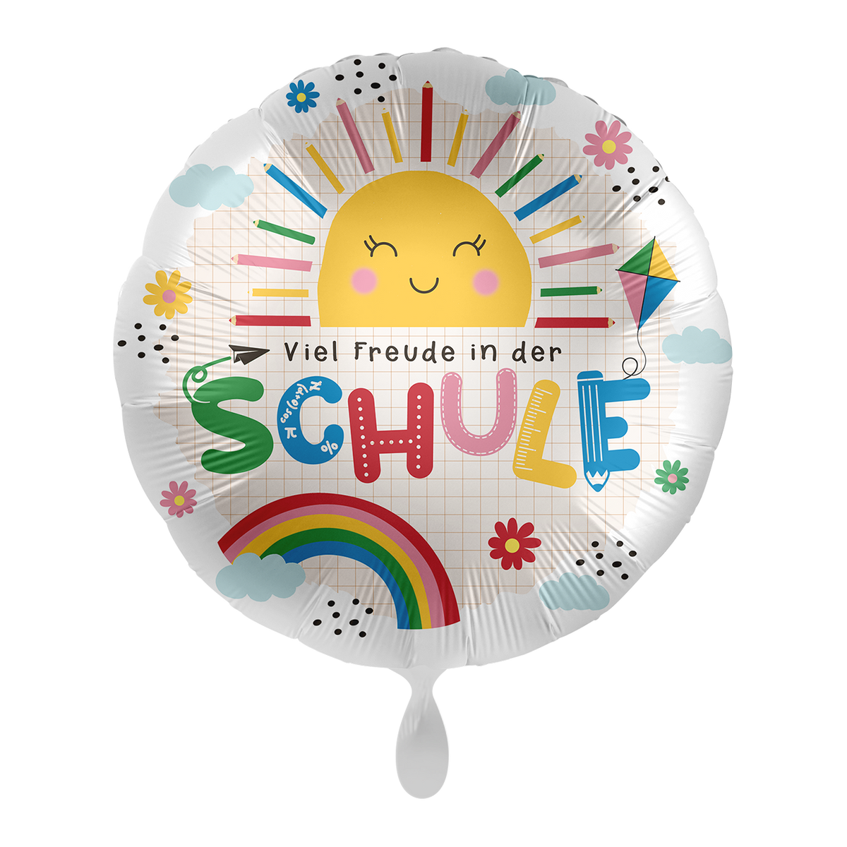 1 Ballon - School - Zonnige start van school - NLD