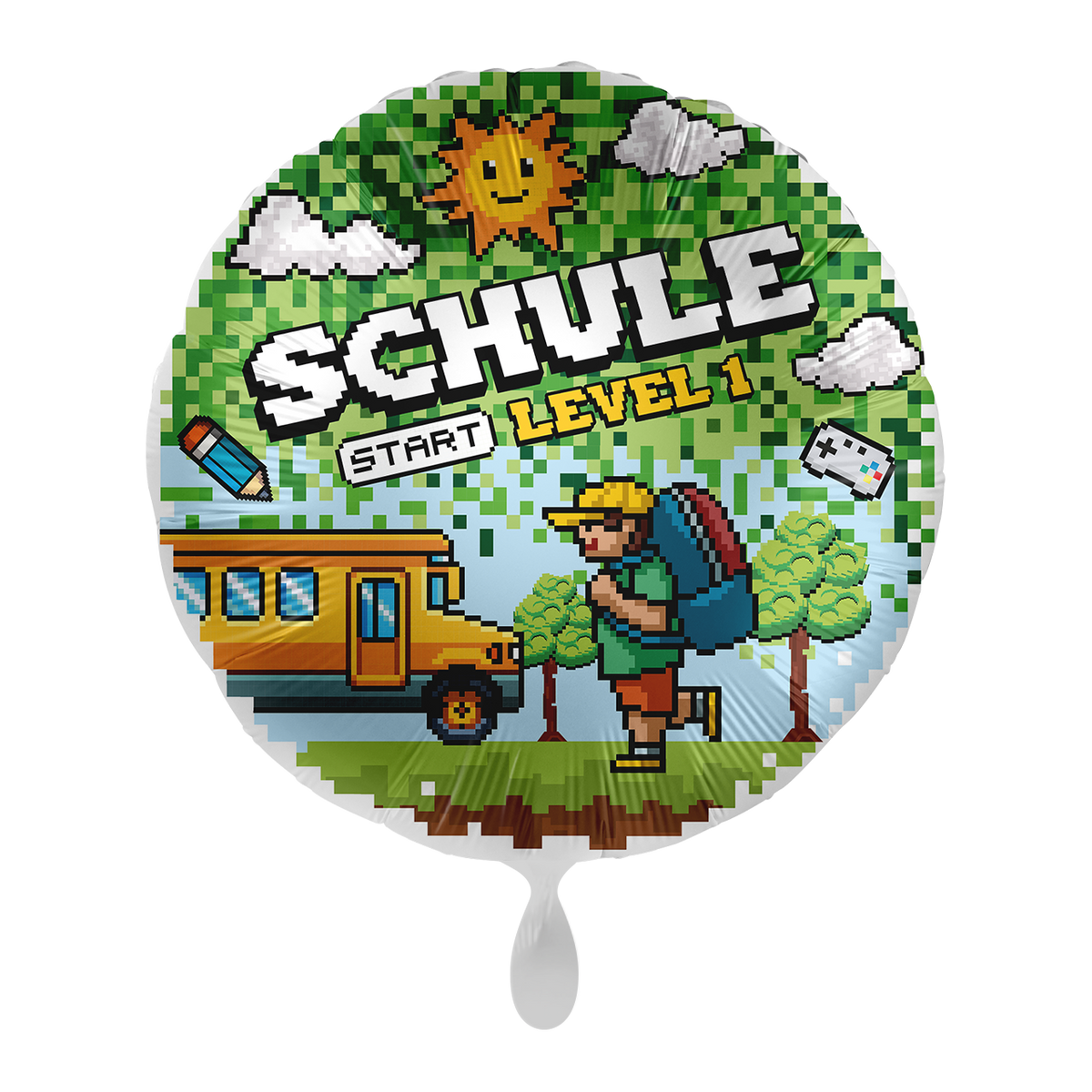 1 Ballon - School - Schule Game Level 1 - GER