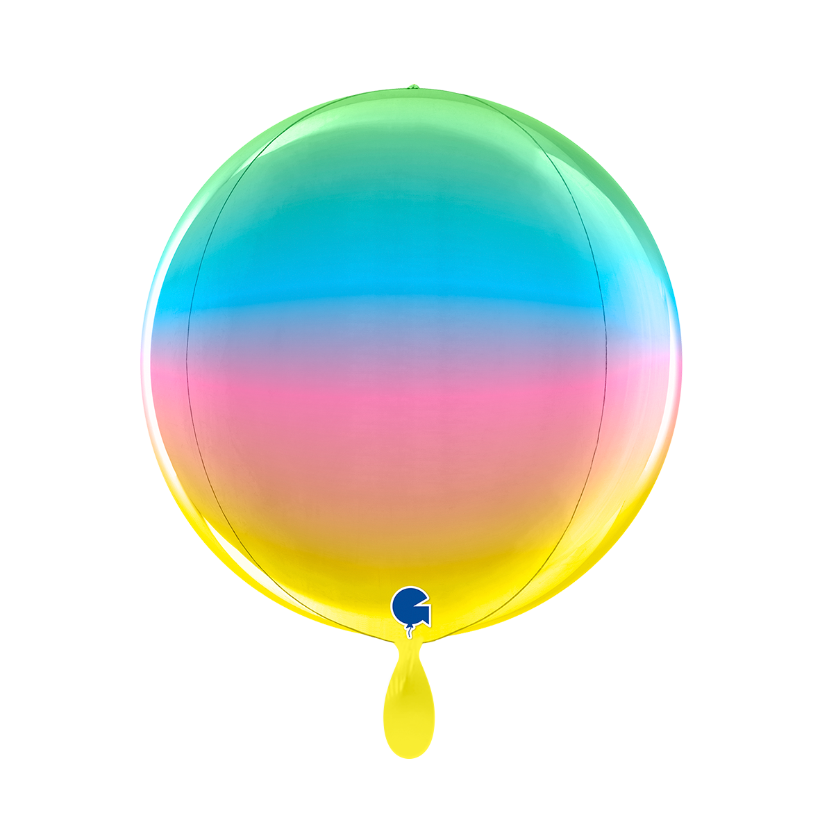 1 Ballon 4D - Globe - Regenboog