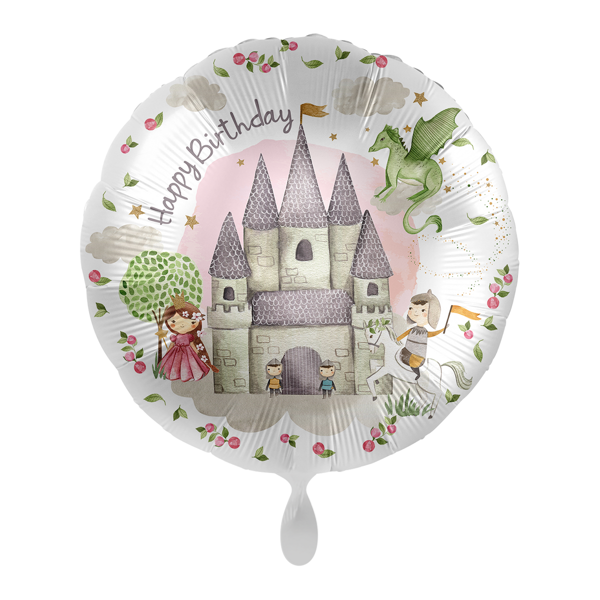 1 Ballon - Prinzessin & Ritter Geburtstag - DEU