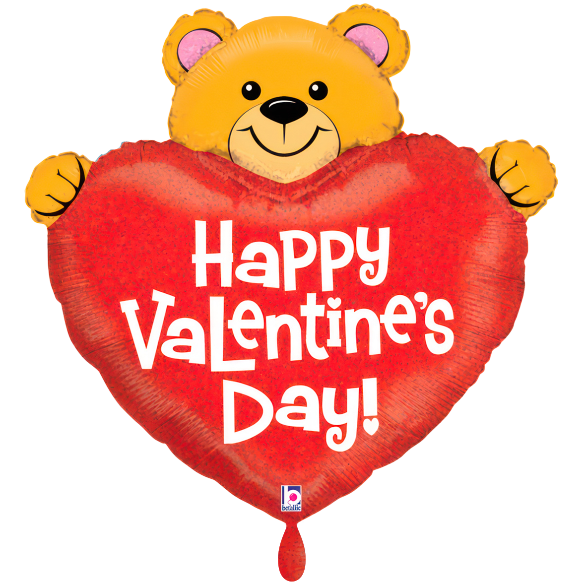 1 Ballon XXL - Grote Hart Valentijn Beer
