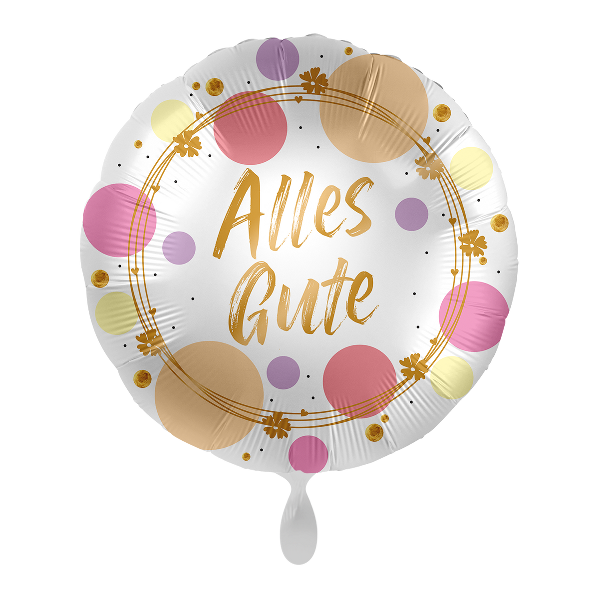 1 Ballon - Shiny Dots Geburtstag - NL