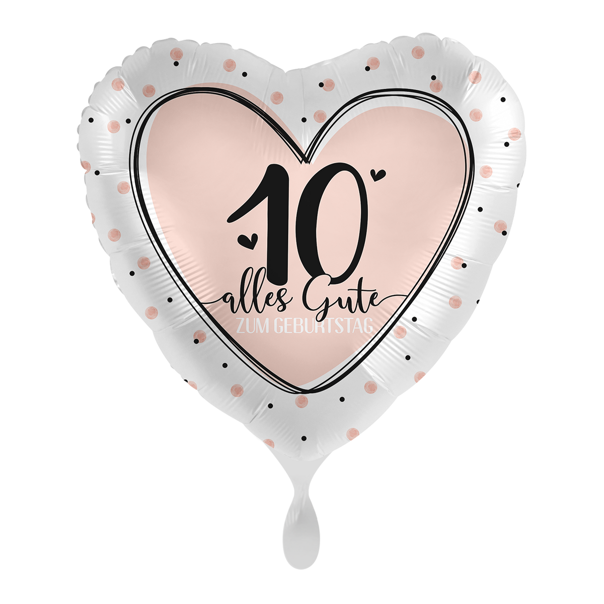 1 Ballon - Lovely Birthday 10 - NL