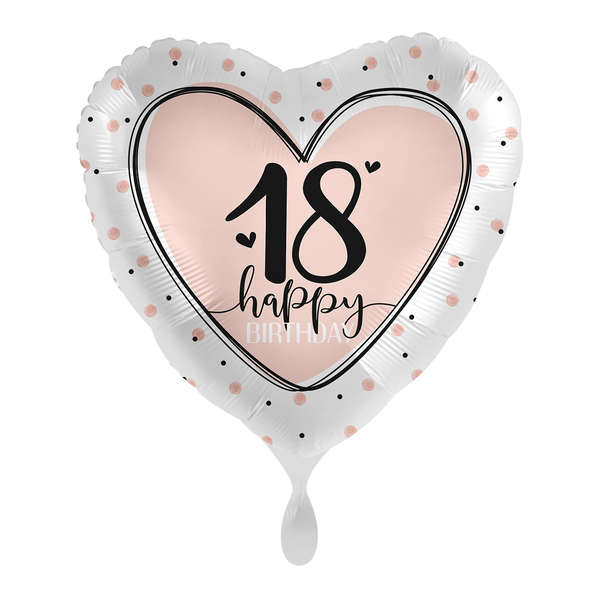 1 Ballon - Lovely Birthday 18 - NL