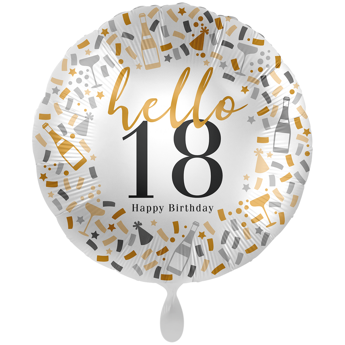 1 Ballon XXL - Hallo 18 - ENG