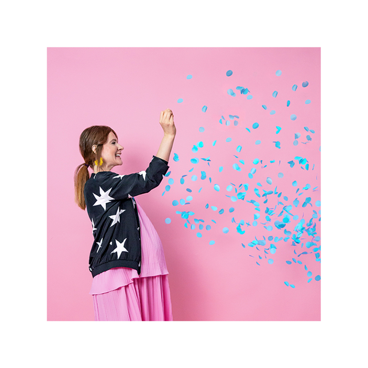 1 Reuzenballon - Ø 1m - Boy or Girl - Blauw
