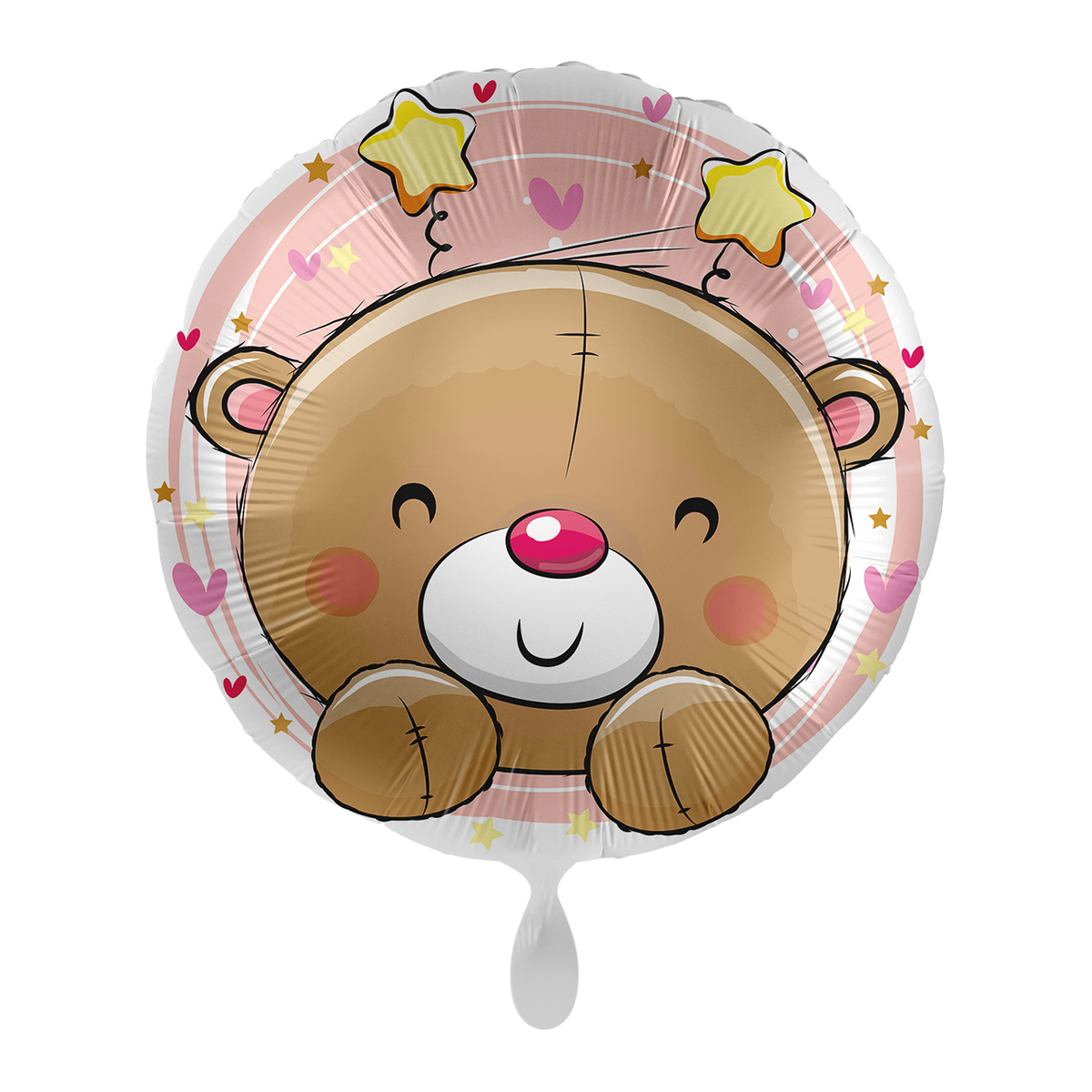 1 Ballon – Bär Rosa – UNI
