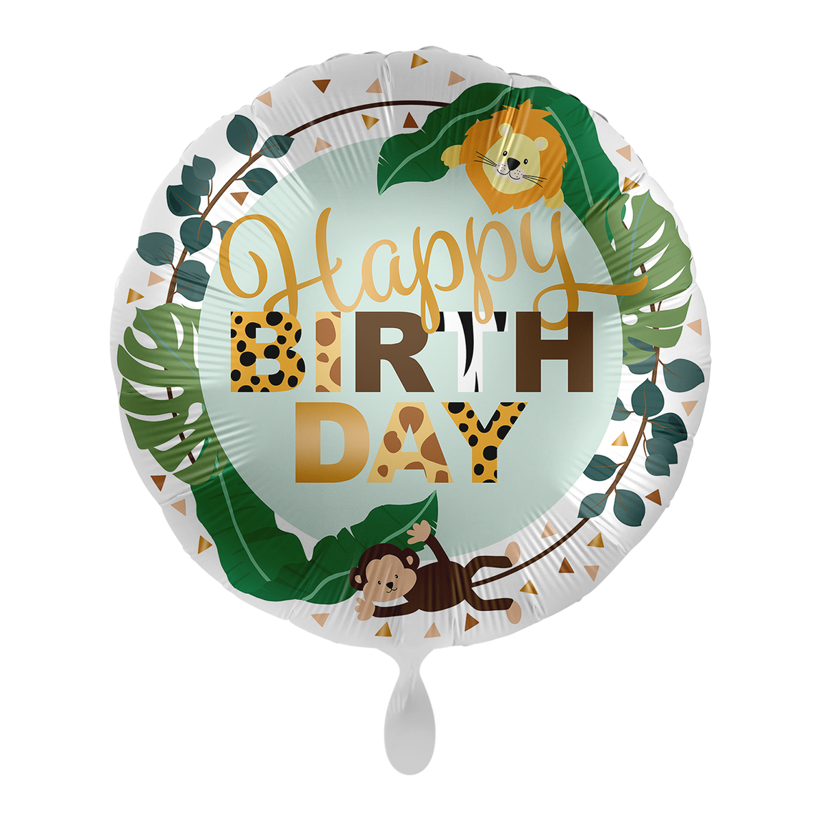 1 ballon - Verjaardag Jungle Vrienden - NL
