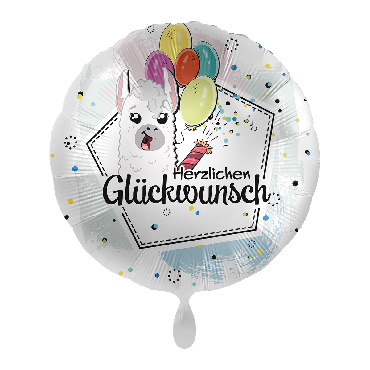 1 ballon - lama Gefeliciteerd