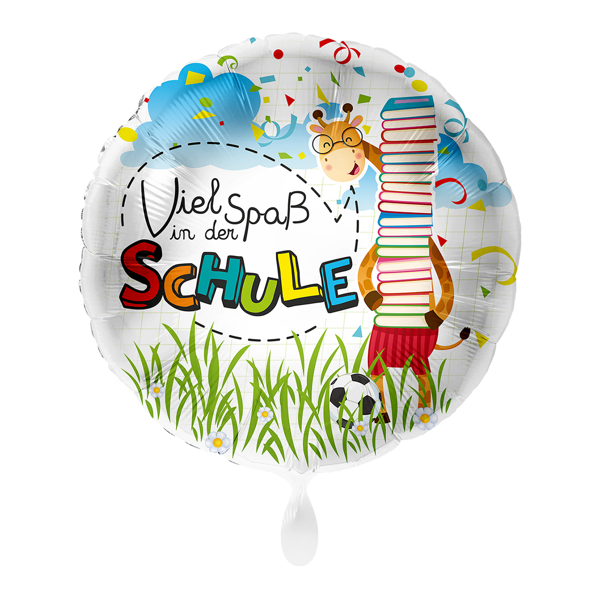 1 ballon - Plezier op school - NLD