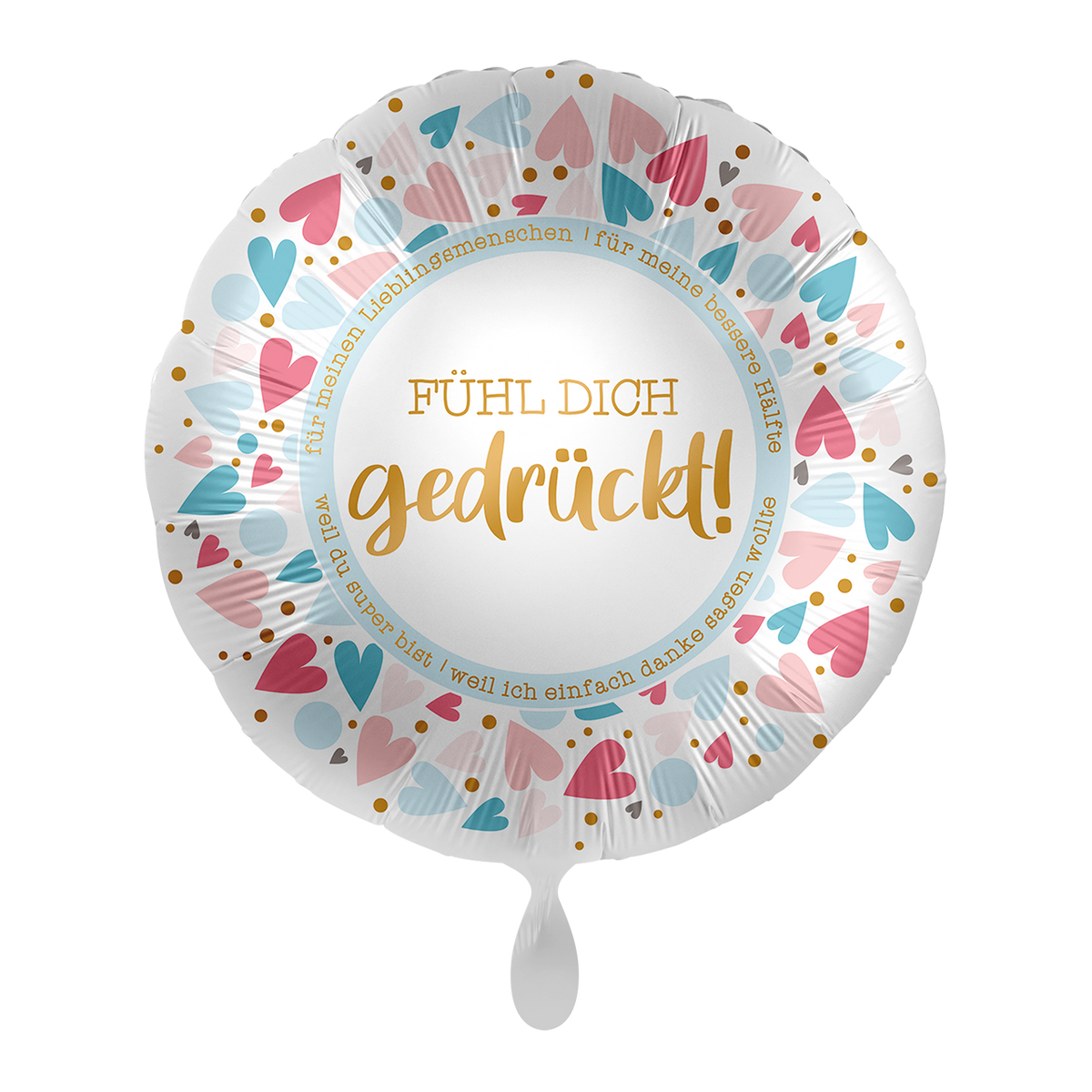 1 Ballon - Voel je geknuffeld