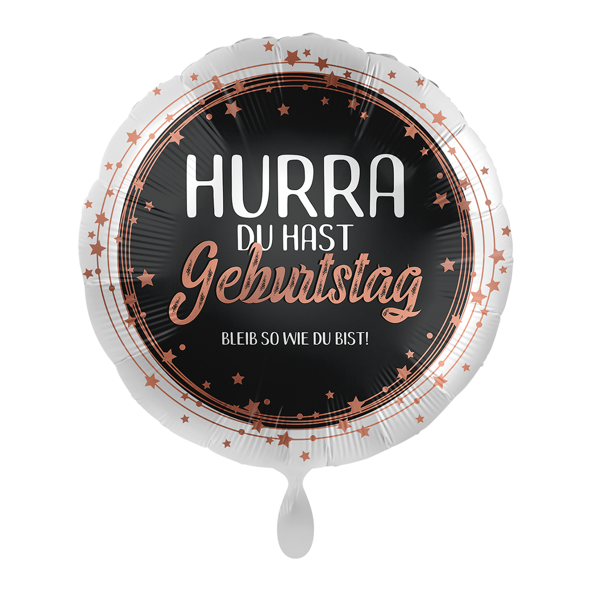 1 ballon - Hoera, jarig!