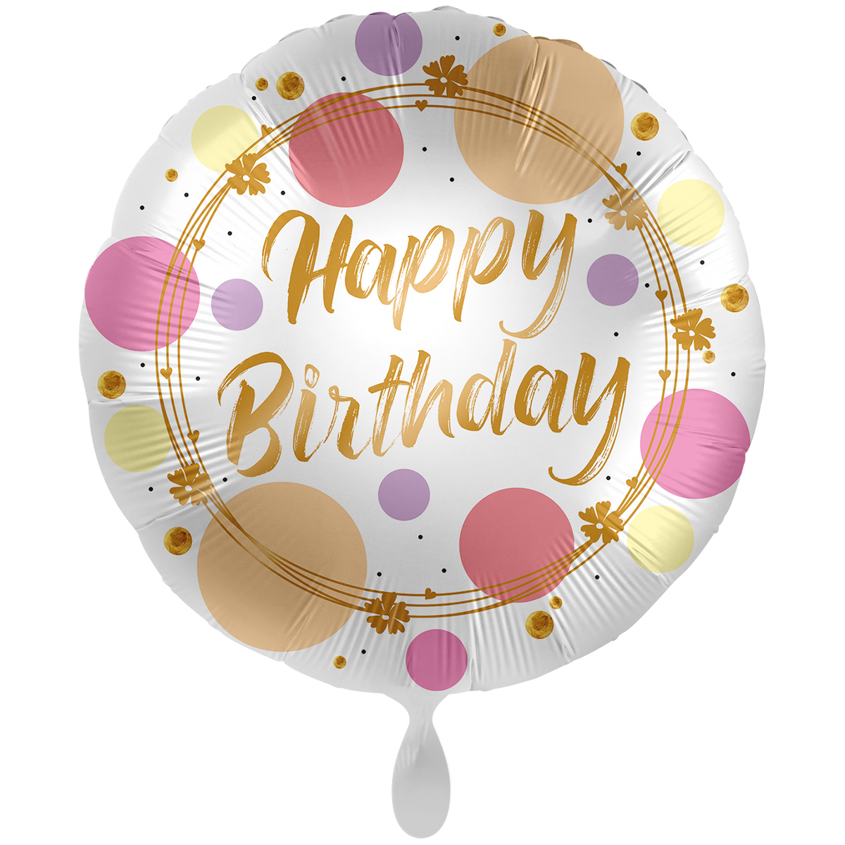 1 Ballon XXL - Shiny Dots Geburtstag