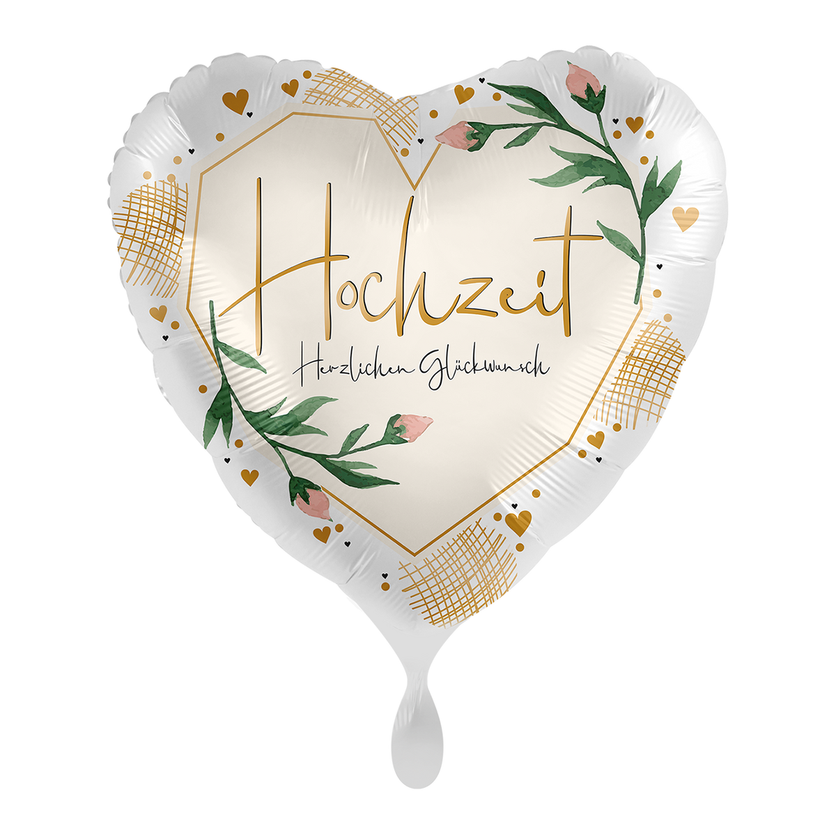 1 ballon - bruiloft