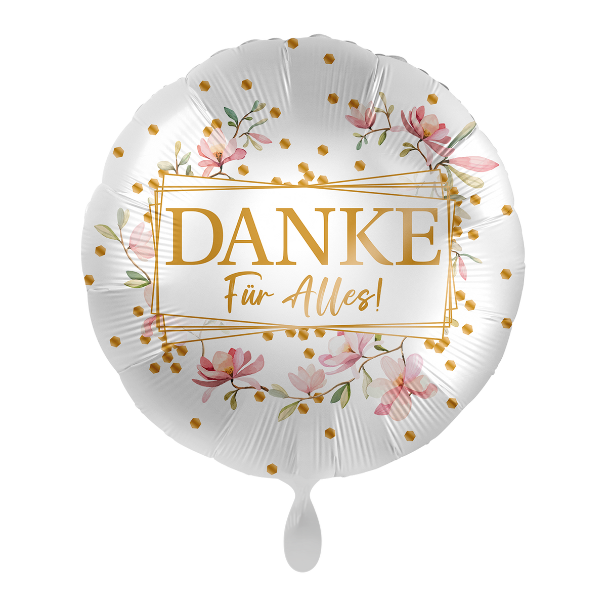 1 ballon - Bedankt bloemen