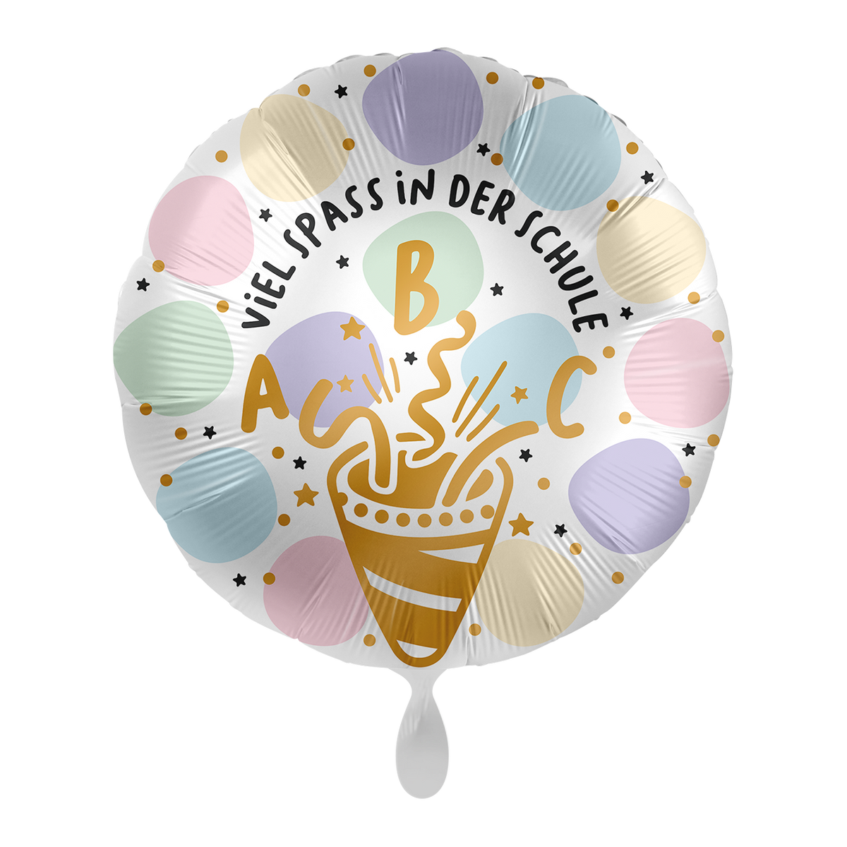 1 Ballon - Veel plezier met de schooltas