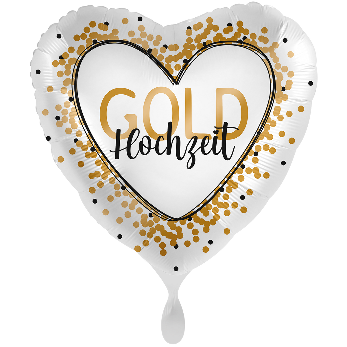 1 ballon - gouden bruiloft