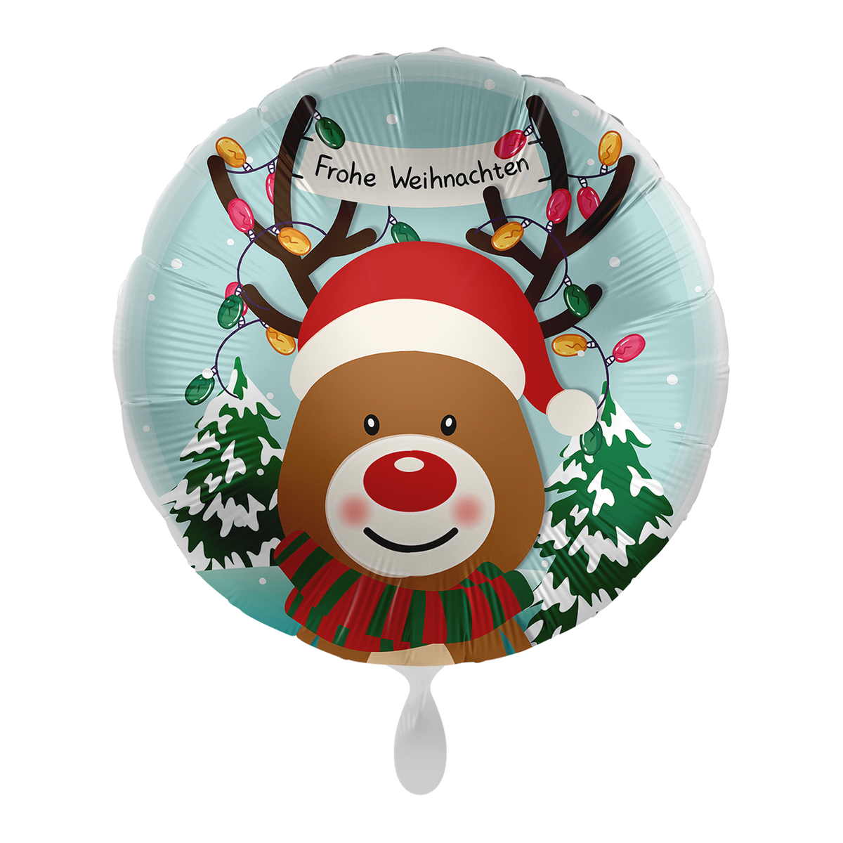 1 Ballon - Weihnachtsrentier - DUI